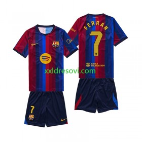 FC Barcelona Ferran Torres 7 Domaći Dječji Nogometni Dres 2026-2027